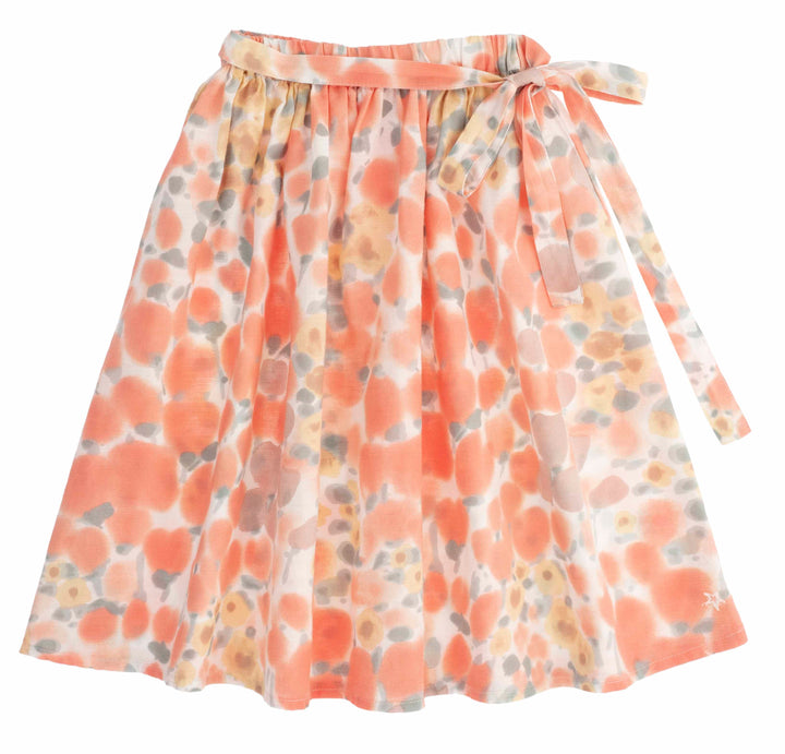 Flower print skirt