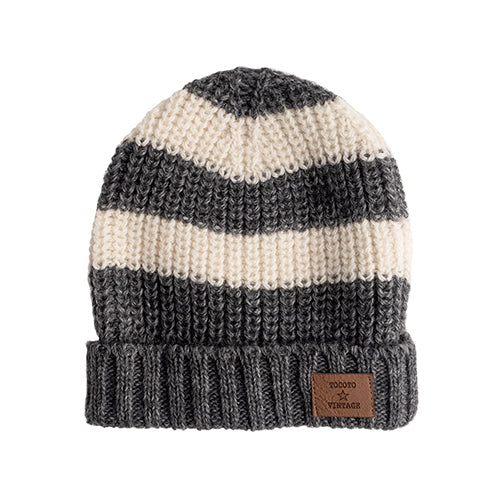 Striped beanie