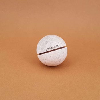 Sound ball 50mm - white stamp
