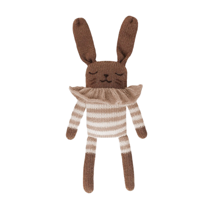 Sand striped playsuit bunny comforter