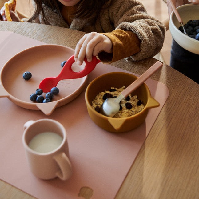Vivi placemat in pink silicone | liewood