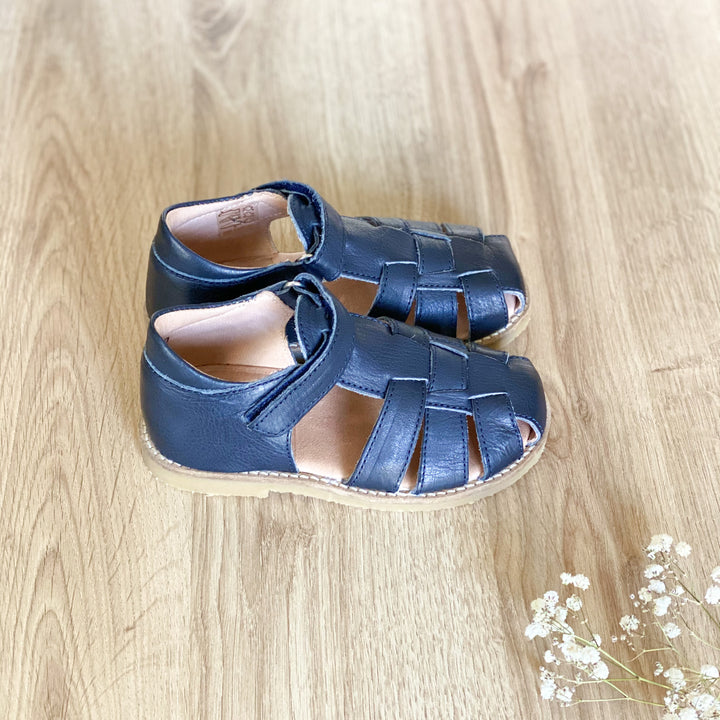 Navy blue sandals