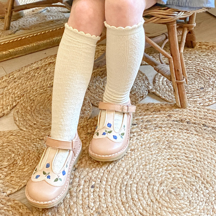 Juliette soft lambskin socks