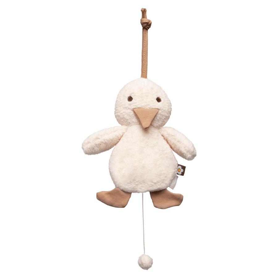Peluche musiclae canard de chez JOLLEIN