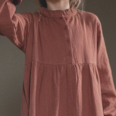 Clochette terracotta nightgown
